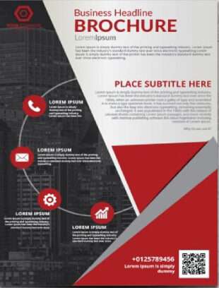 A sample image of business brochure