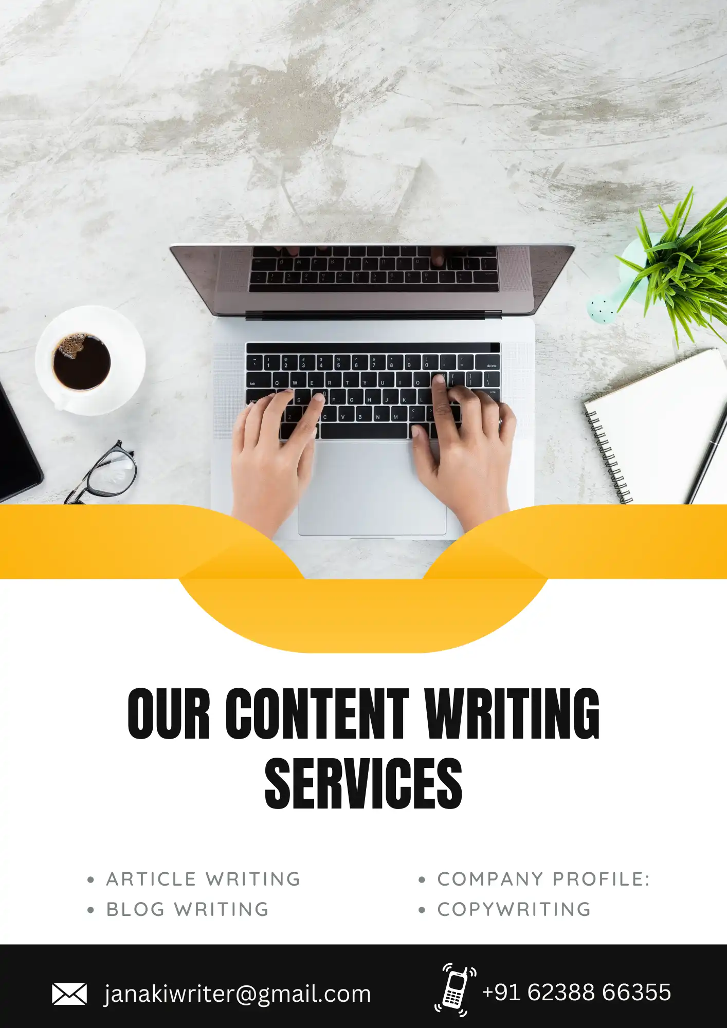 our content writing service