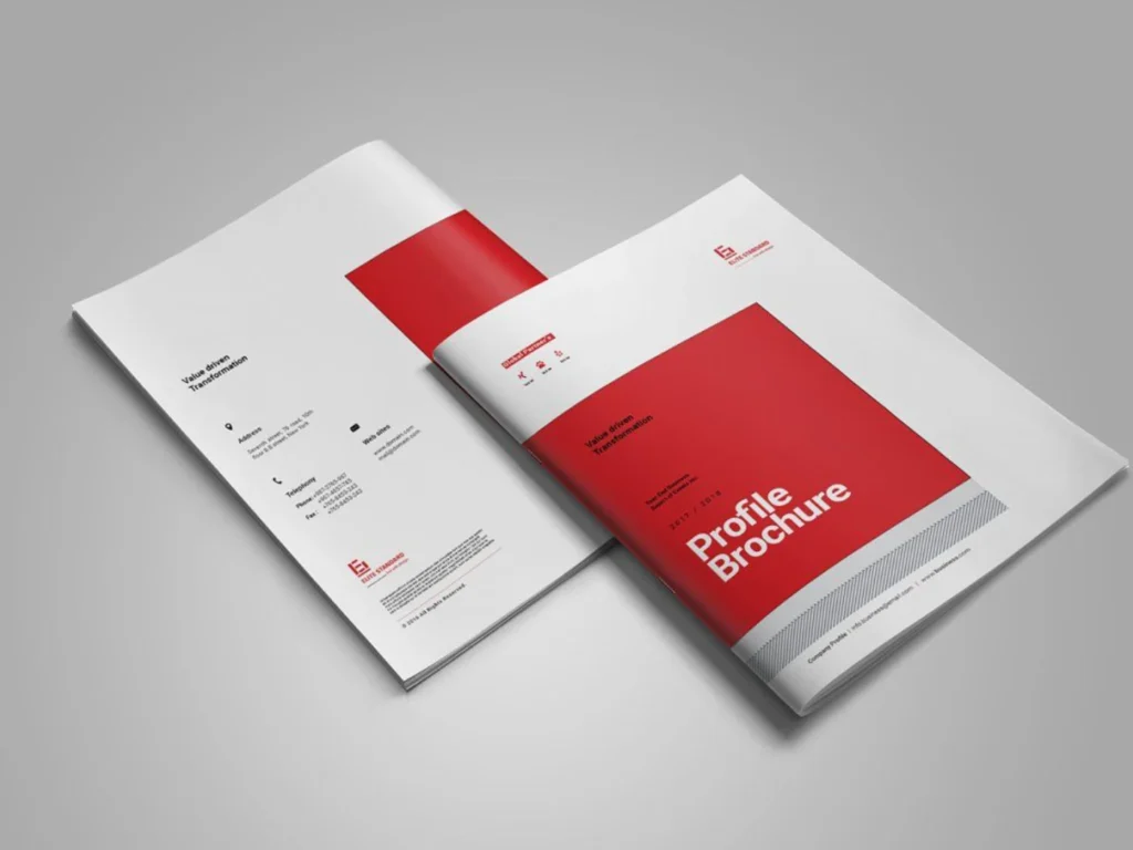 brochure design samples in uae