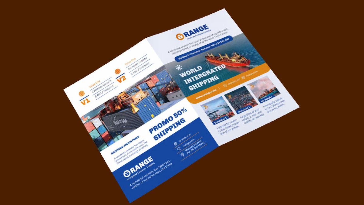 Professional logistics company profile creators