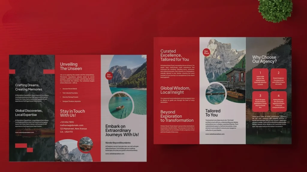 Company profile design services Abu Dhabi