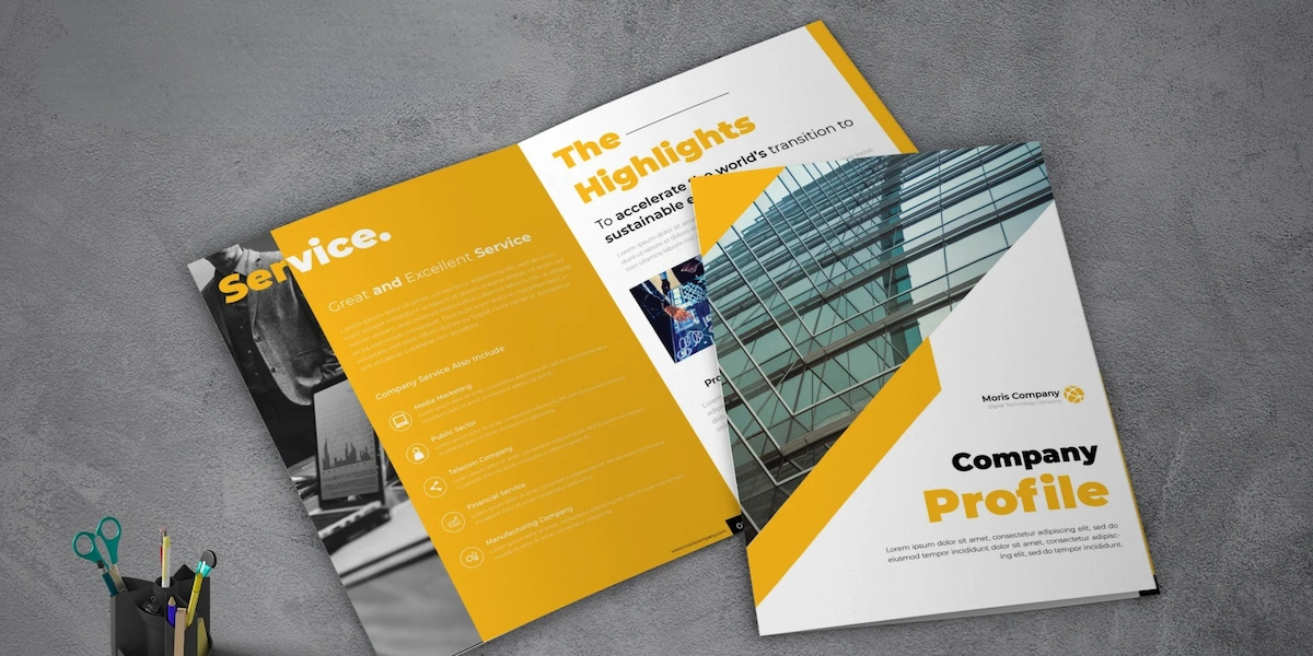 Company Profile Design Services in UK