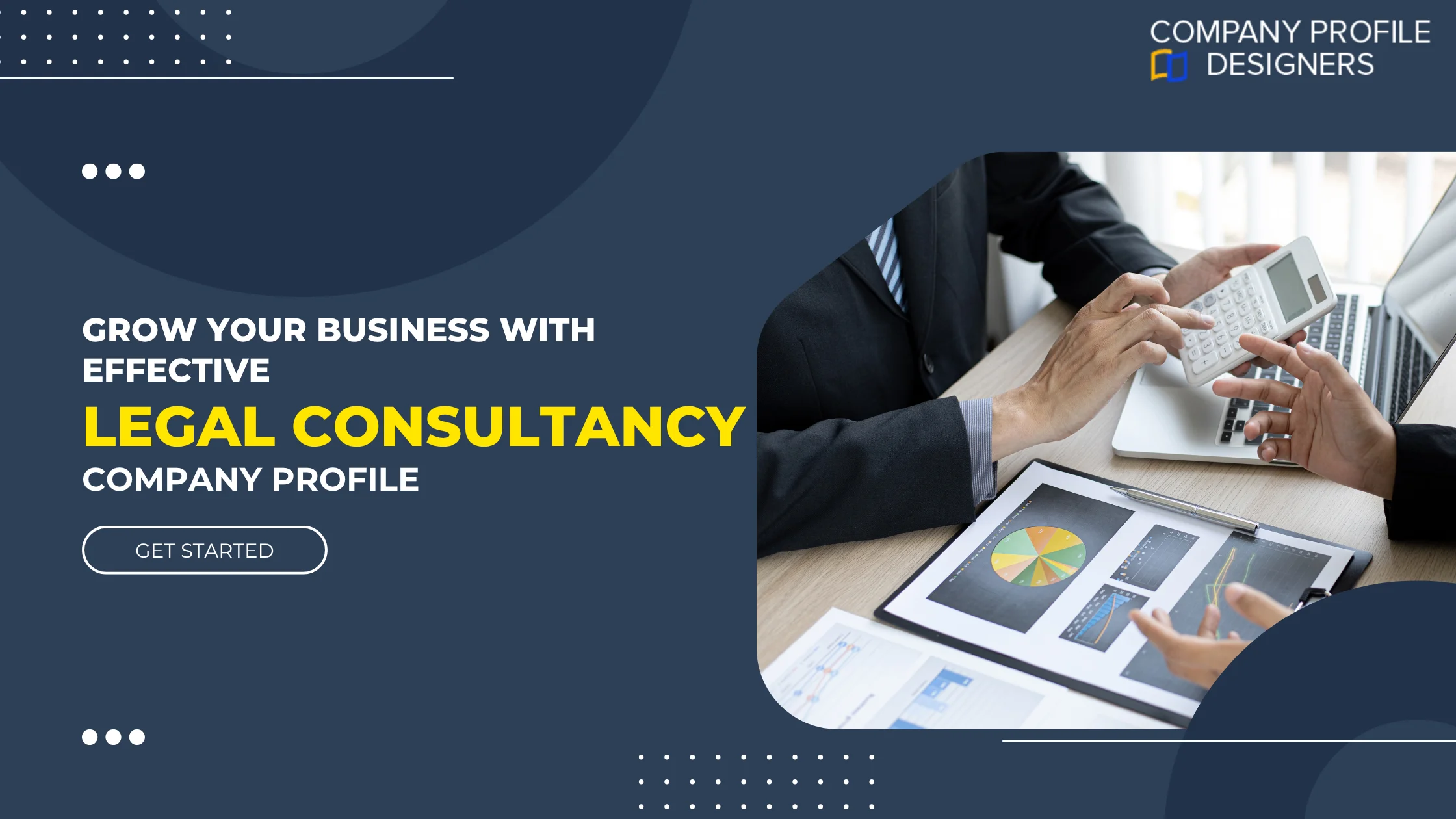 Legal consultancy company profile designs