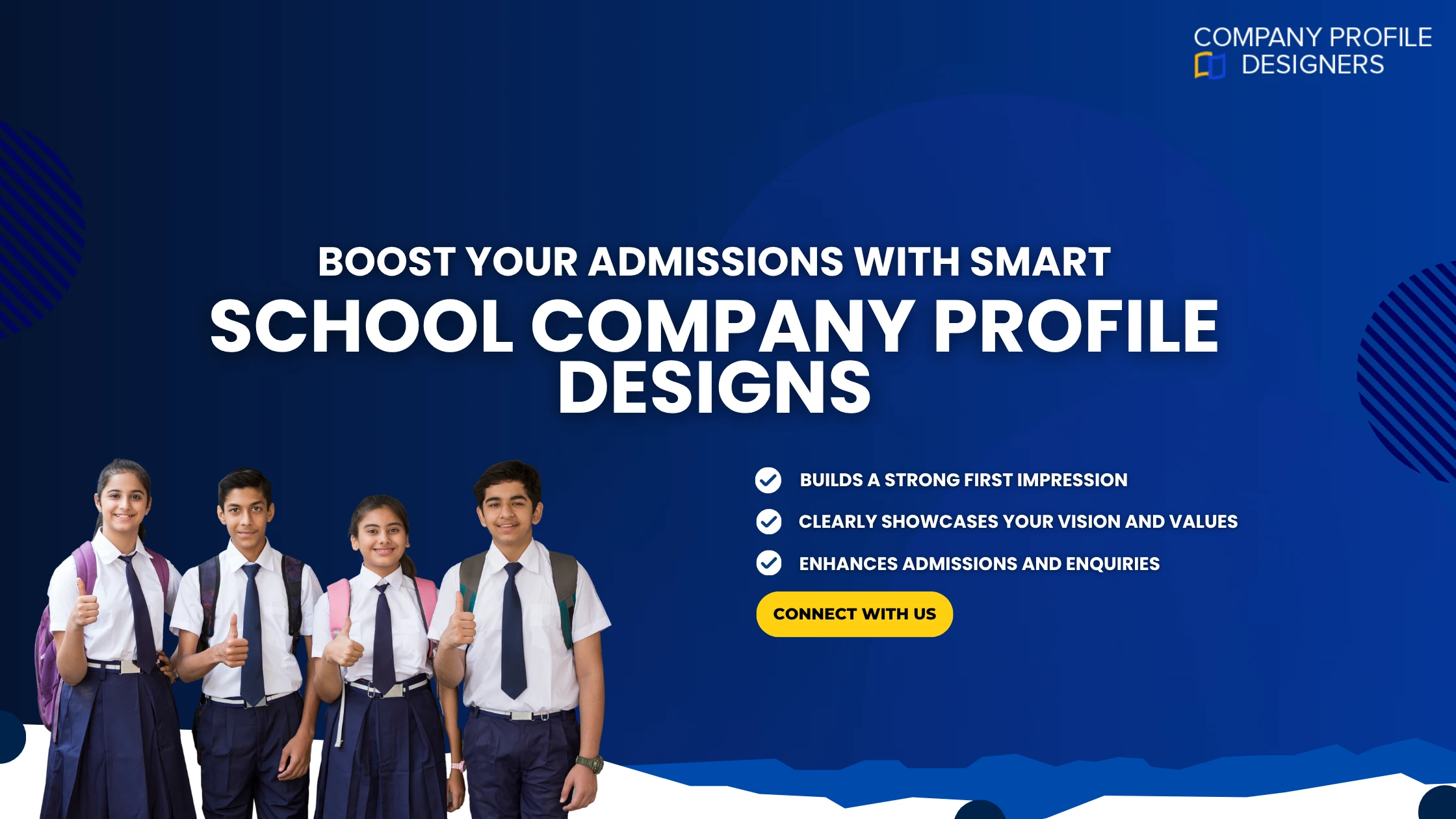 School company profile design services