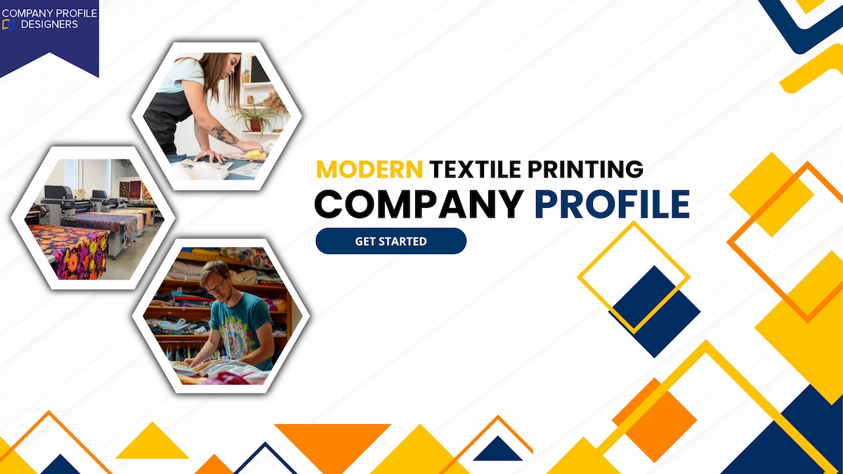 Textile Printing Company Profile designs