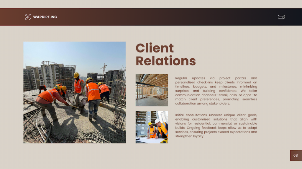 Custom company profile designing agency