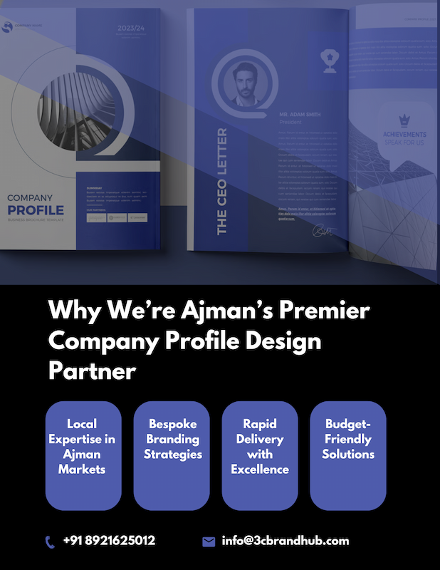 Professional company profile designers in Ajman