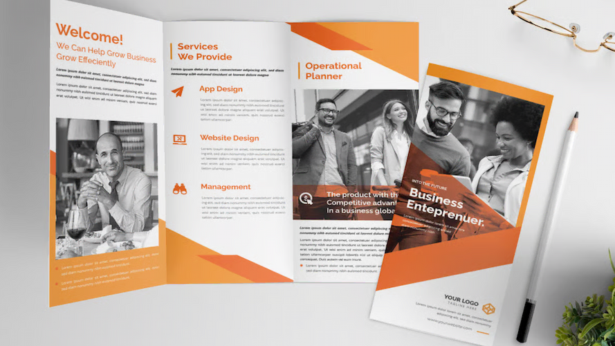 Custom company profile design services in Fujairah