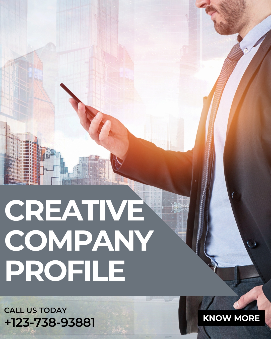 Vibrant creative company profile booklet