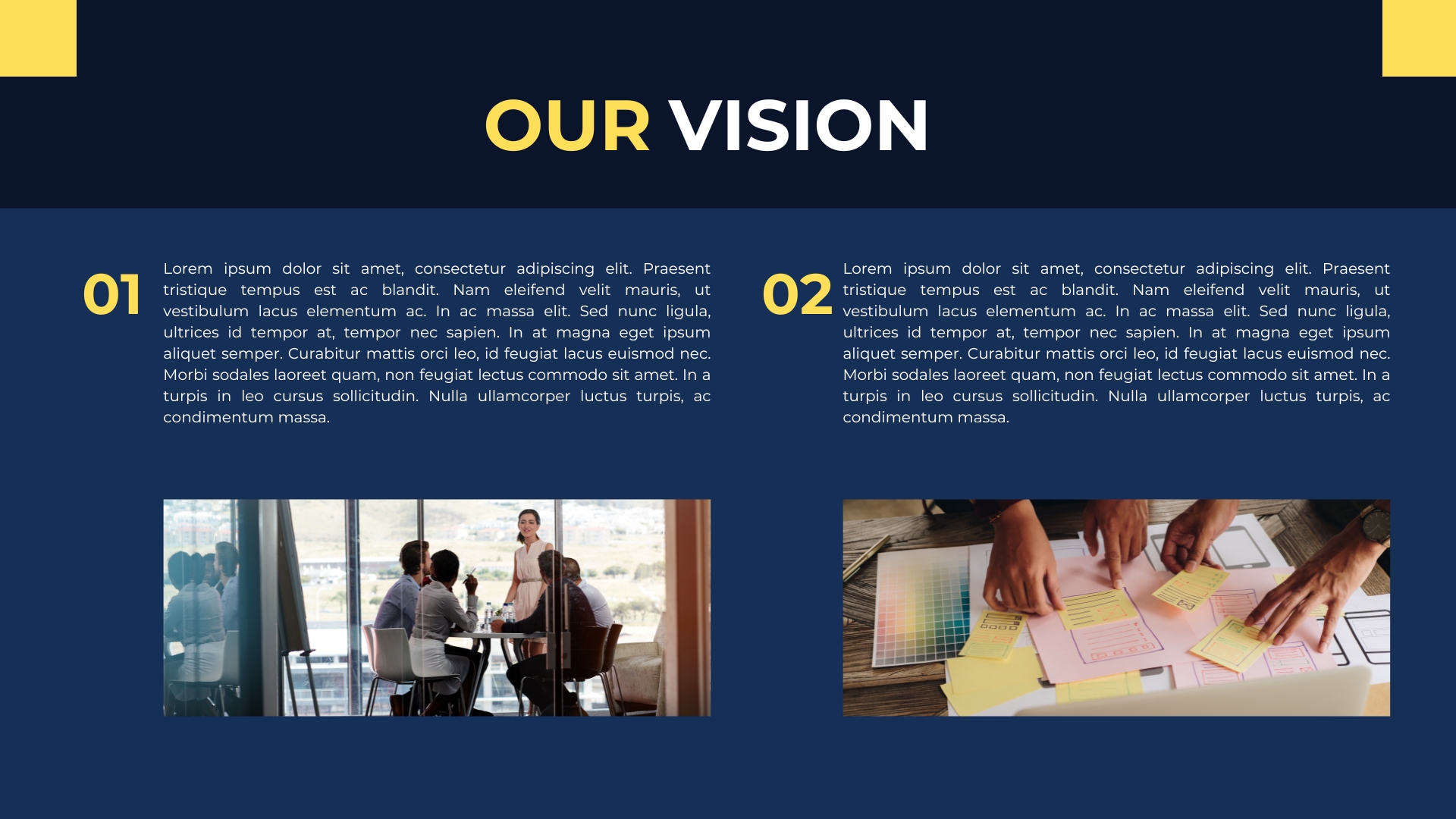 our vision in company profile